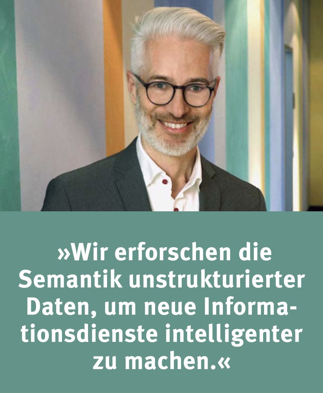 ISE | Prof. Dr. Harald Sack. Link to our work unit Information Service Engineering