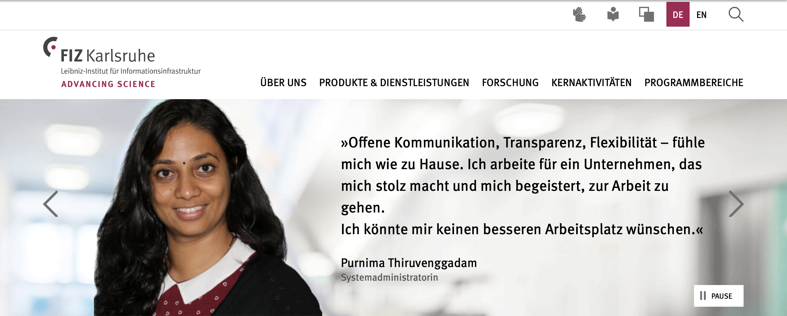 Die Start·seite ist die erste Seite von der Internet·seite. Start·seite