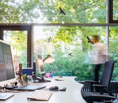 Arbeitsplatz bei FIZ Karlsruhe, © Daniel Vieser